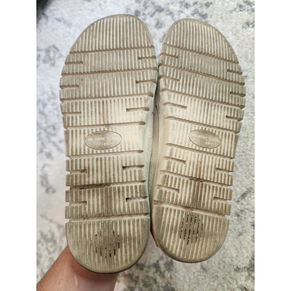 Anne Klein Livvey Tan Beige Leather Loafers Women’s 9M Sparkly Glitter - Picture 7 of 10